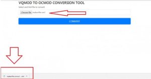 Conversion VQMOD to OCMOD Tool